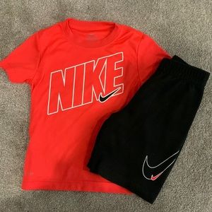 Nike T-shirt and short set